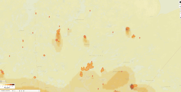 Air Quality Warning Issued for Thompson and Surrounding Areas Due to Wildfire Smoke